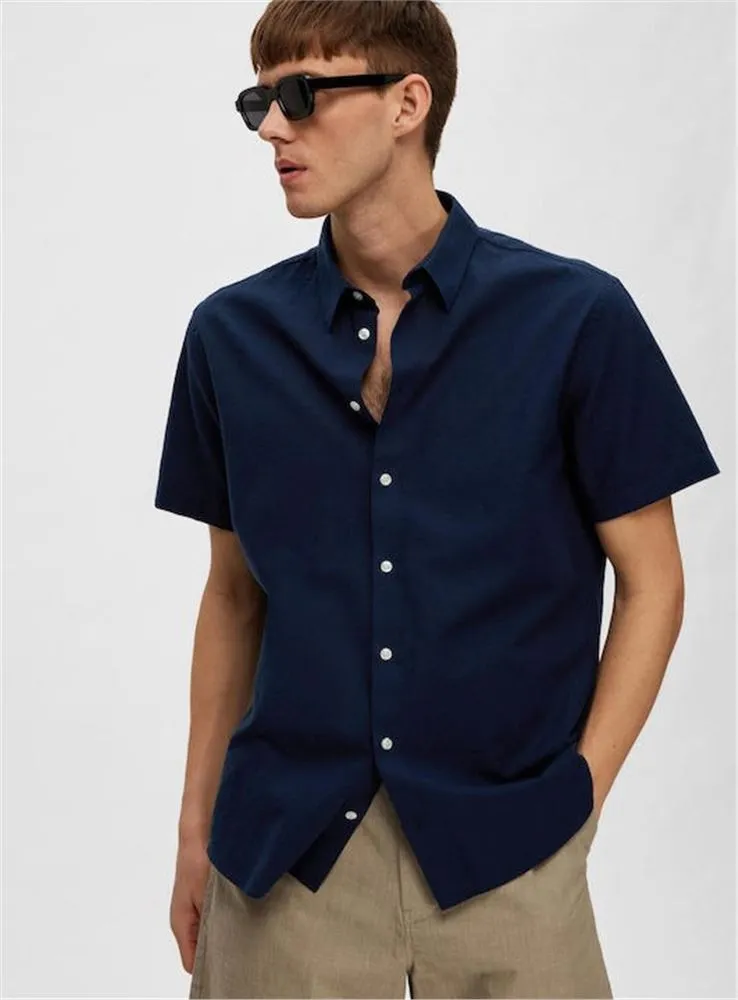 16079053 SLHREGNEW LINEN SHIRT CLASSIC