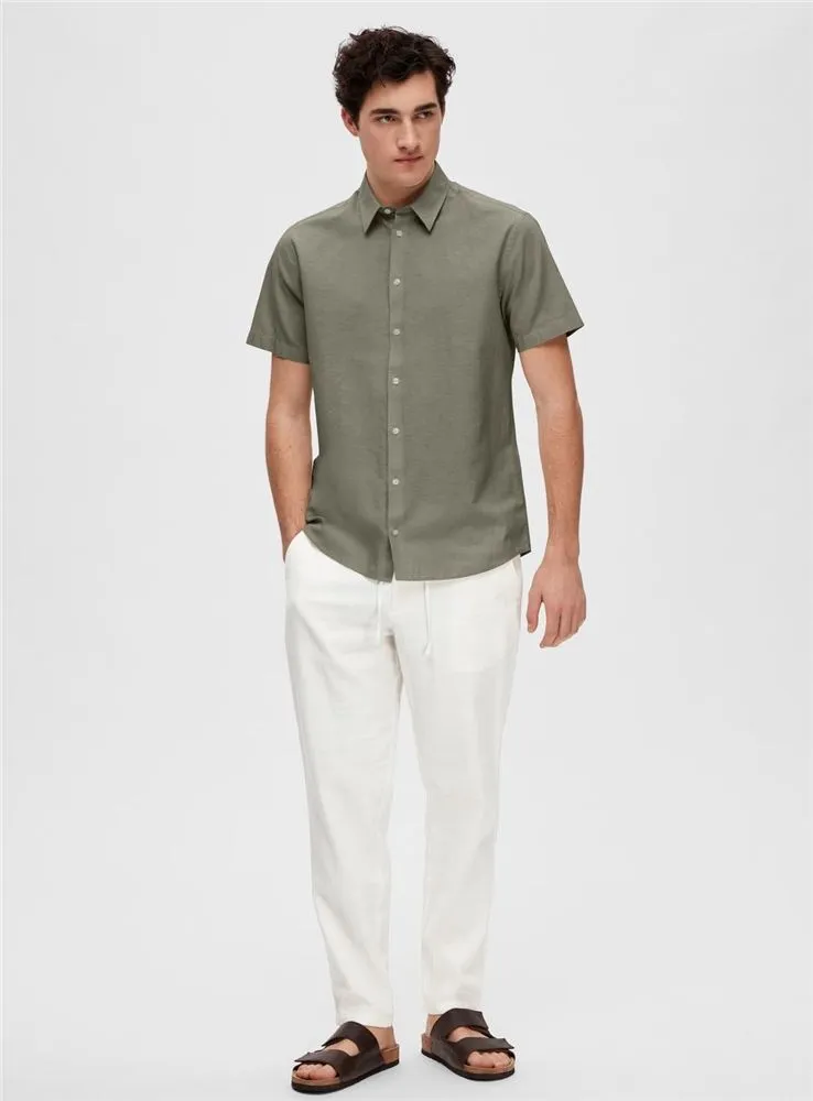 16079053 SLHREGNEW LINEN SHIRT CLASSIC