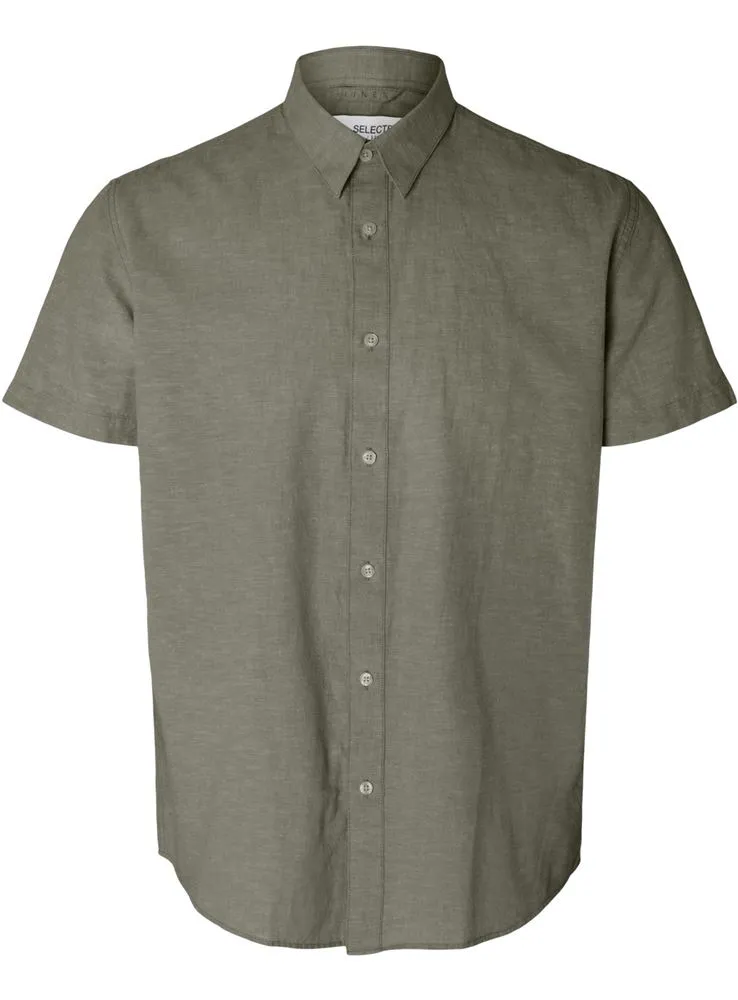 16079053 SLHREGNEW LINEN SHIRT CLASSIC