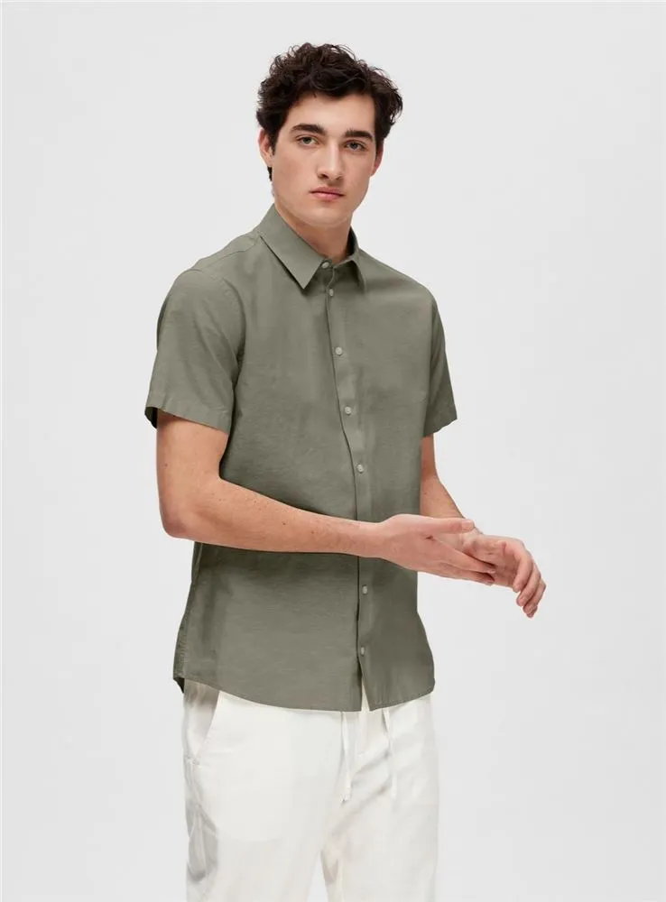 16079053 SLHREGNEW LINEN SHIRT CLASSIC
