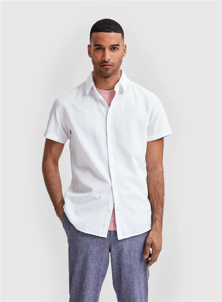 16079053 SLHREGNEW LINEN SHIRT CLASSIC