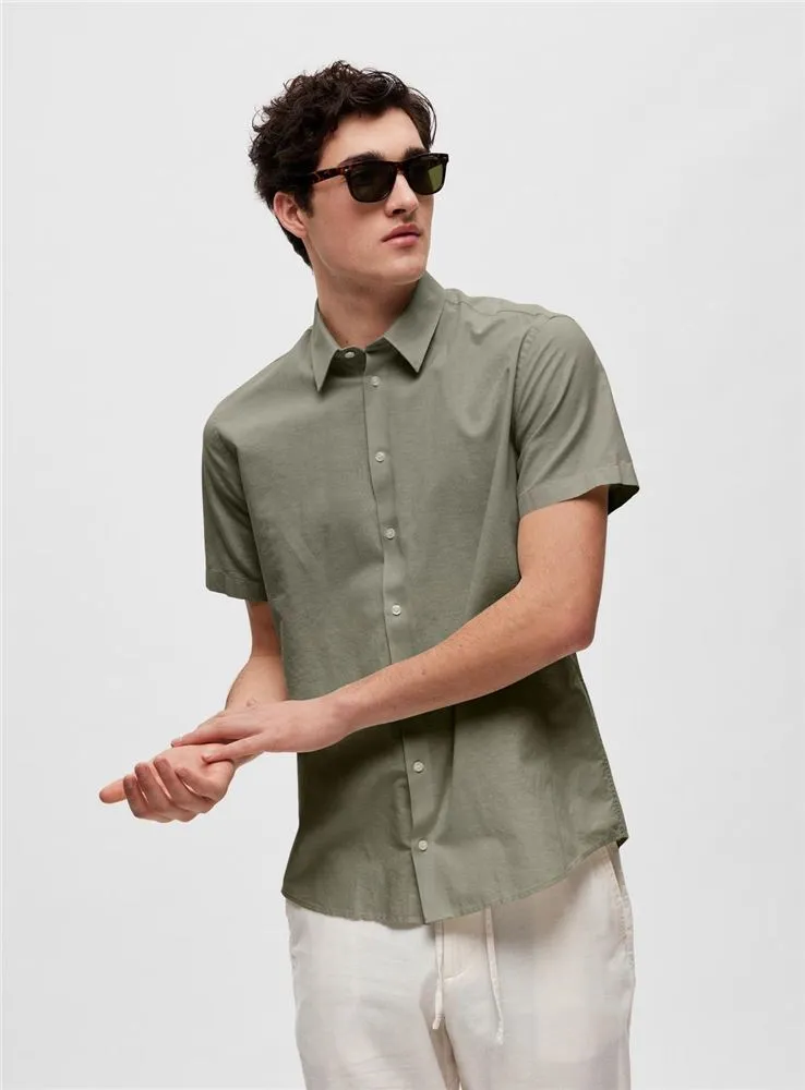 16079053 SLHREGNEW LINEN SHIRT CLASSIC