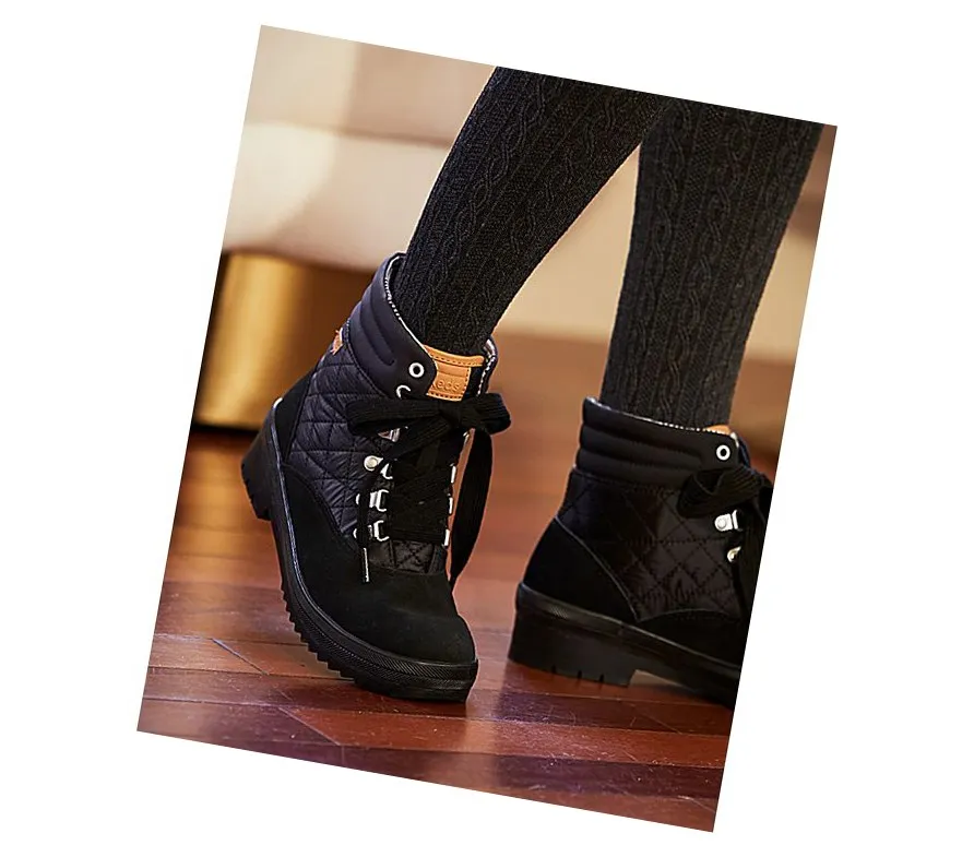 2024 hábil Botas Altas Keds Camp Boot Agua Mujer Negras – Botas Altas