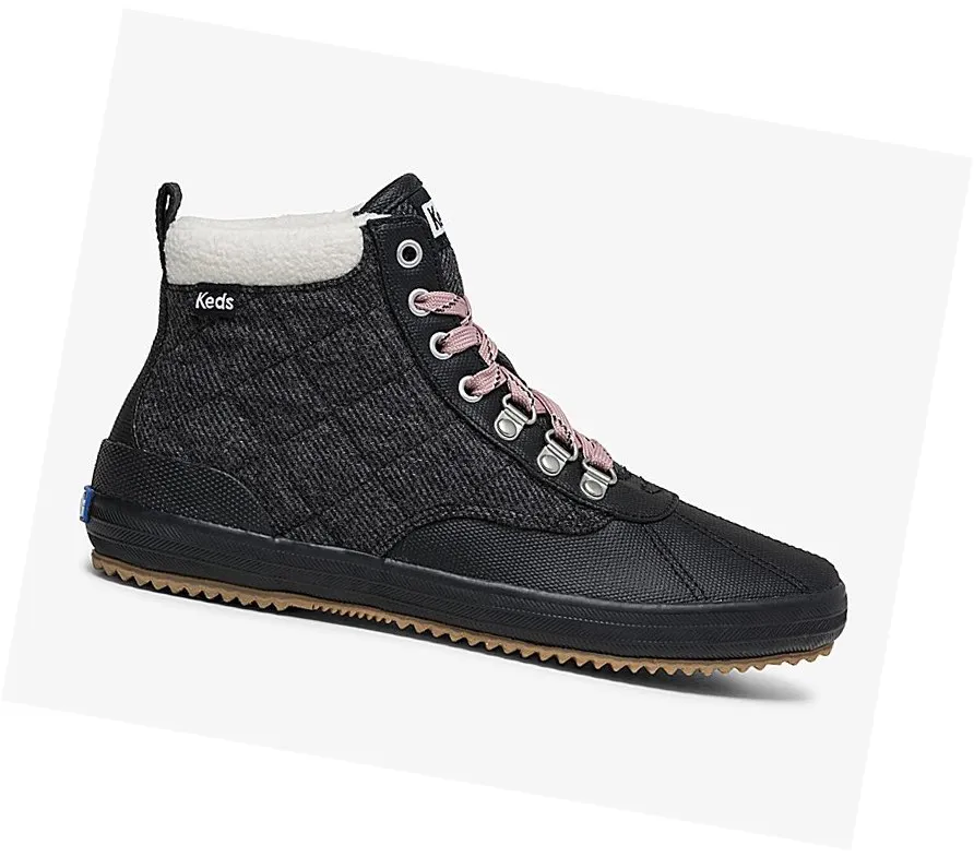 2024 sakito Botas Altas Keds Scout Boot II Agua Mujer Negras – Botas Altas