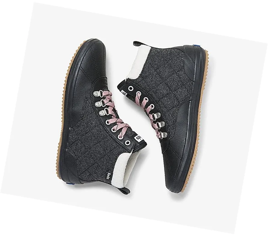 2024 sakito Botas Altas Keds Scout Boot II Agua Mujer Negras – Botas Altas