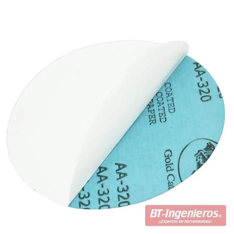 5 discos de lijado autoadhesivos 150 mm. Grano 100