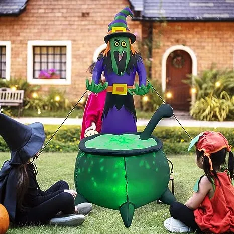 5.4 FT Tall Inflatable Witch