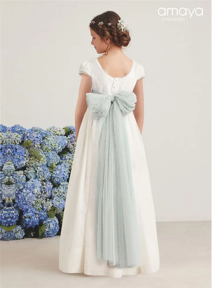 587002MC VESTIDO MC LINO PLUMETTI