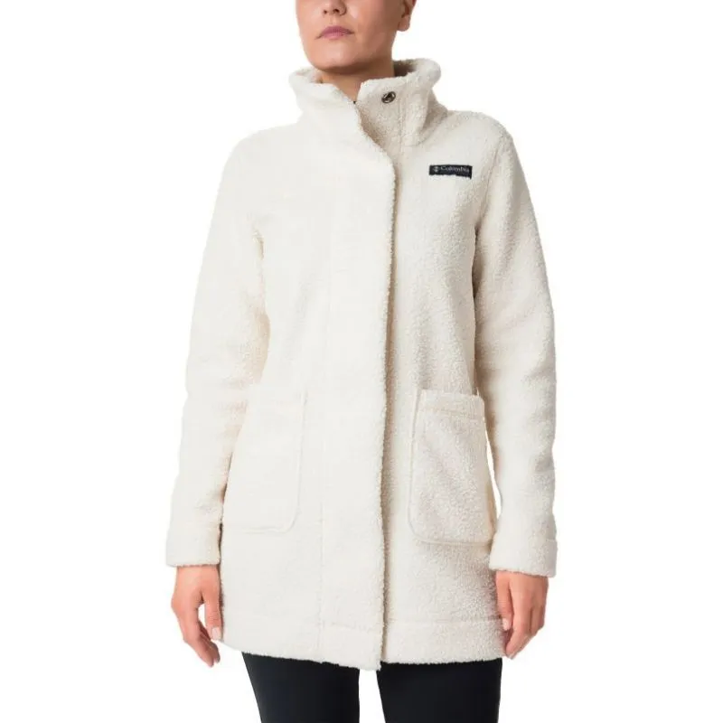 Abrigo Columbia Panorama Long (tiza) Mujer