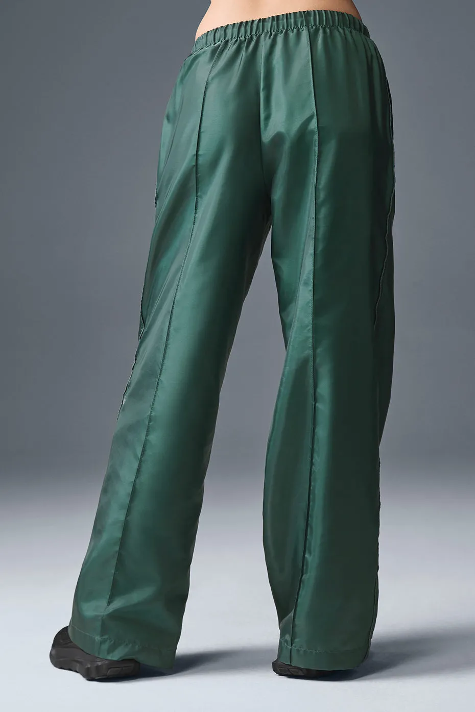 AFTERGLOW WIDE LEG TRACK PANT  WINTER IVY