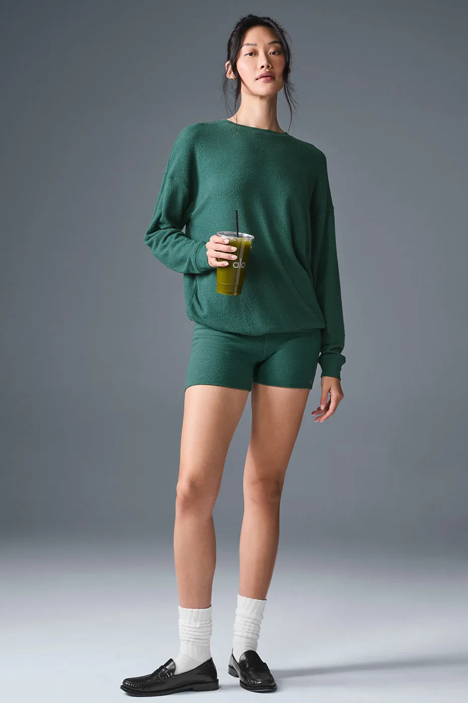 ALOLUX HIGHWAIST ME TIME SHORT  WINTER IVY