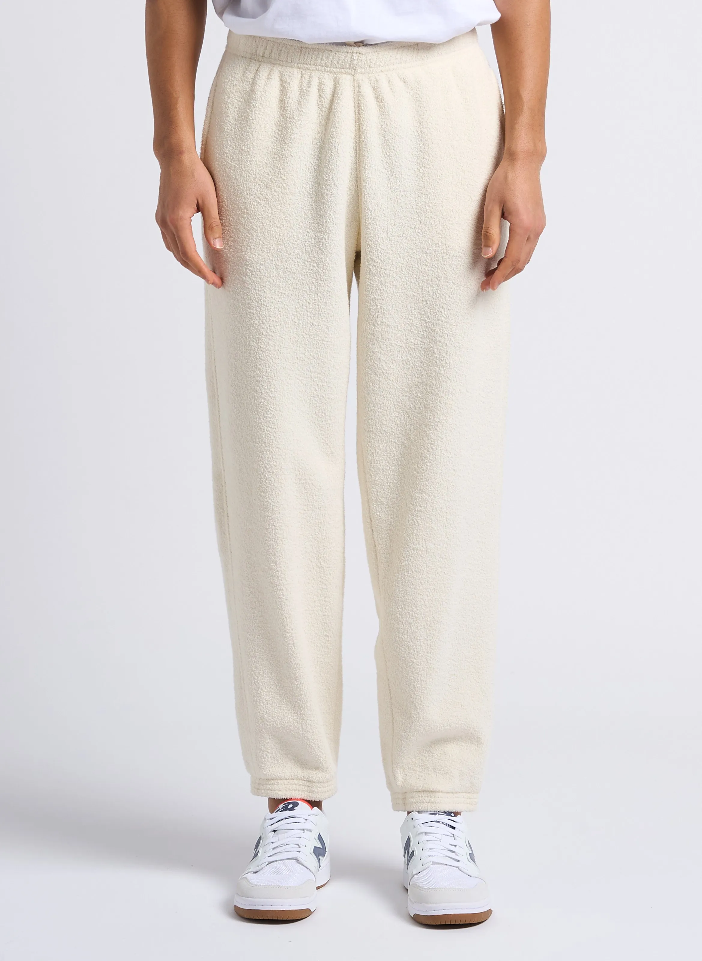 AMERICAN VINTAGE BOBYPARK  JOGGING DE TELA DE RIZO DE ALGODóN ORGáNICO EN BEIGE