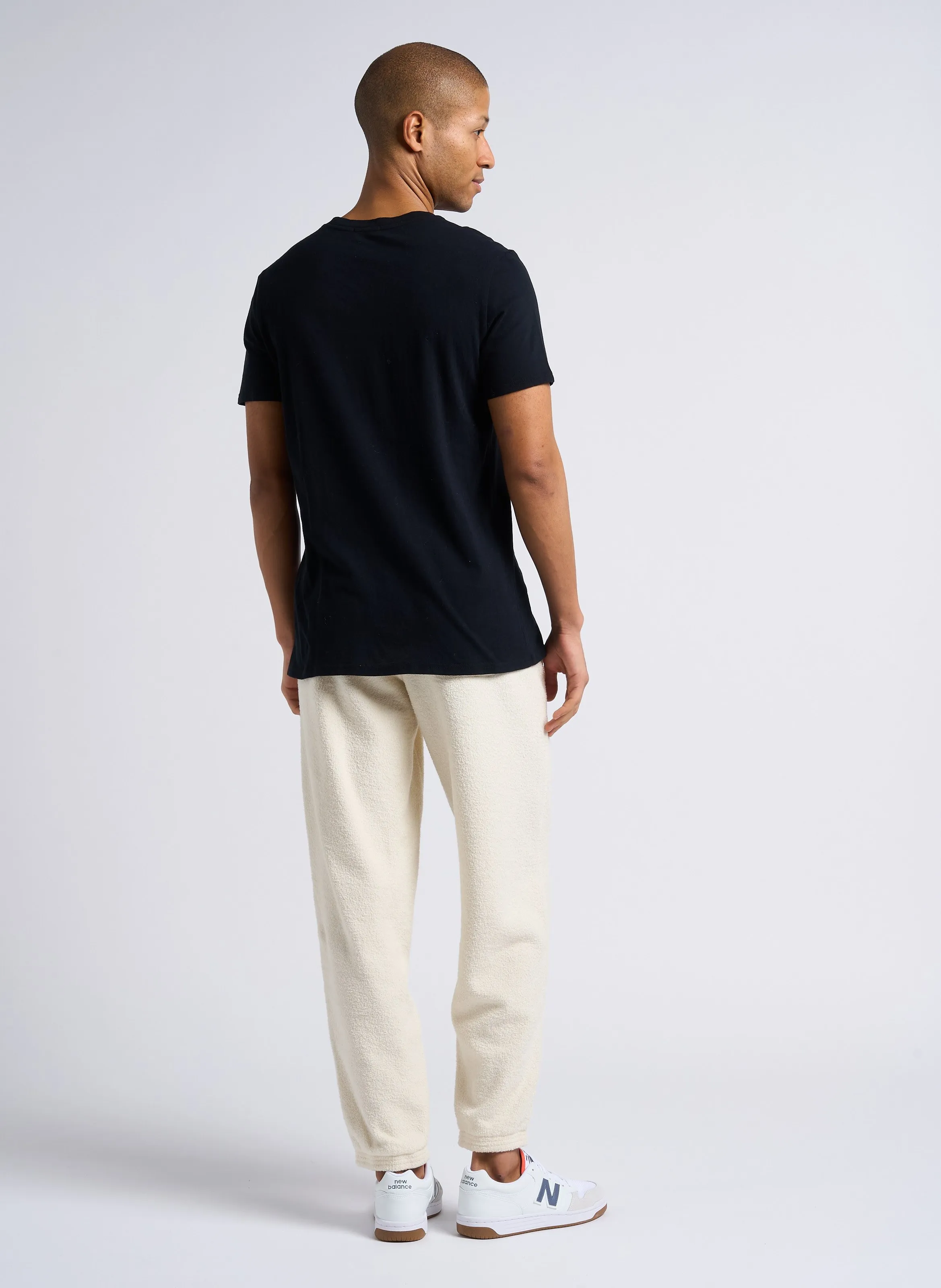 AMERICAN VINTAGE BOBYPARK  JOGGING DE TELA DE RIZO DE ALGODóN ORGáNICO EN BEIGE