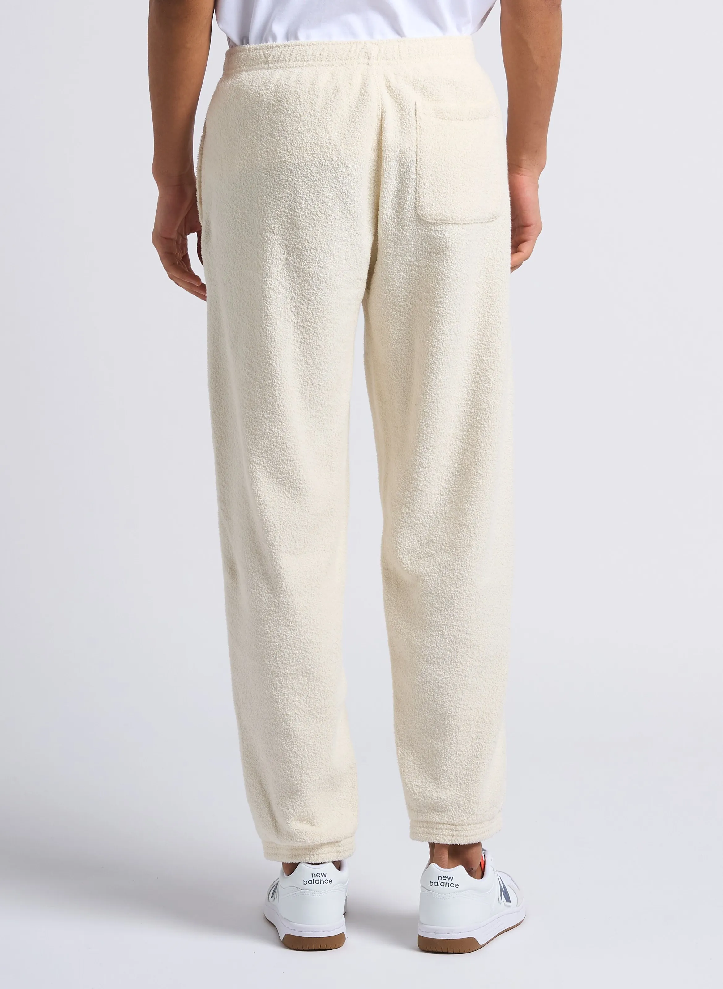 AMERICAN VINTAGE BOBYPARK  JOGGING DE TELA DE RIZO DE ALGODóN ORGáNICO EN BEIGE
