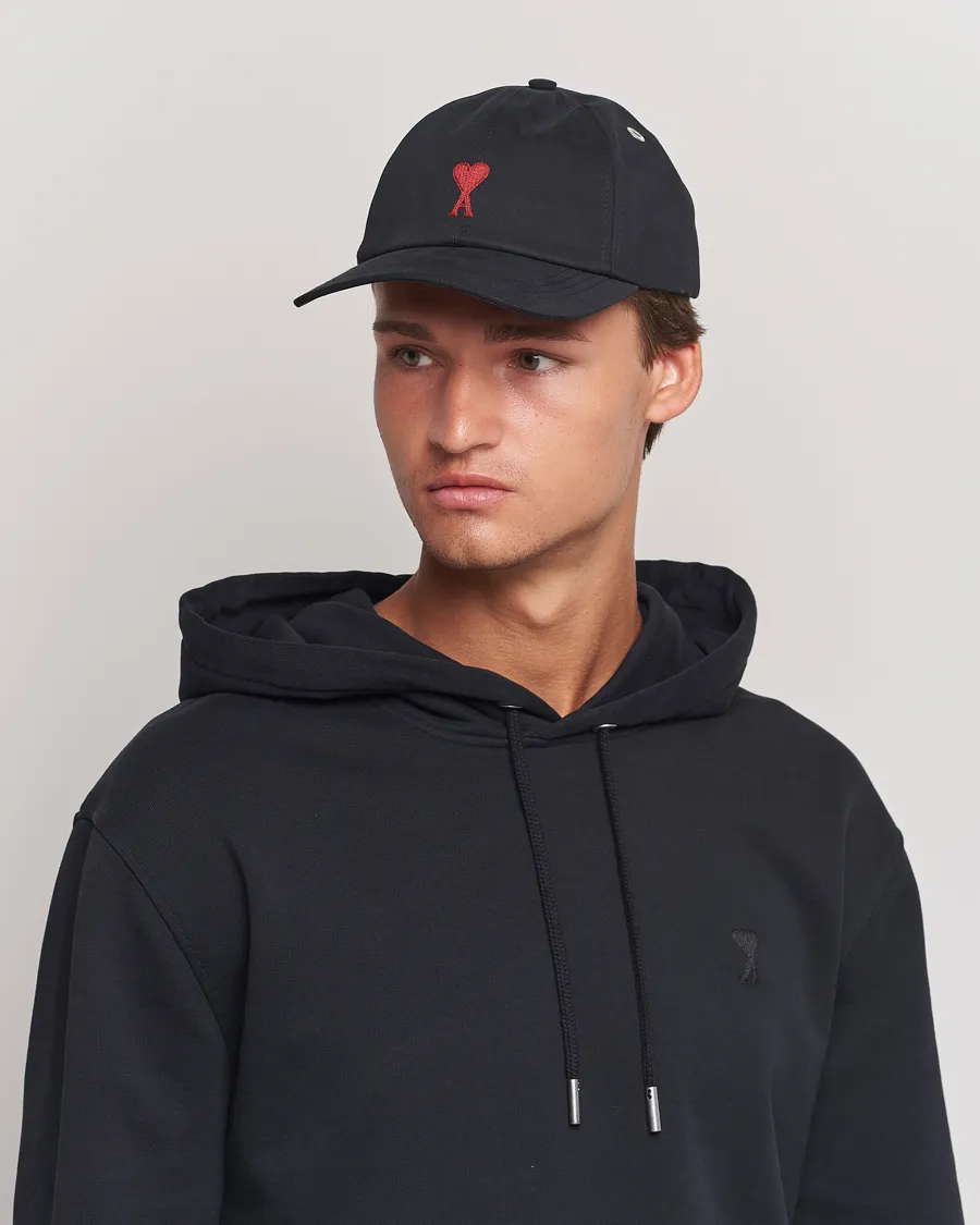 AMI Heart Logo Cap Black
