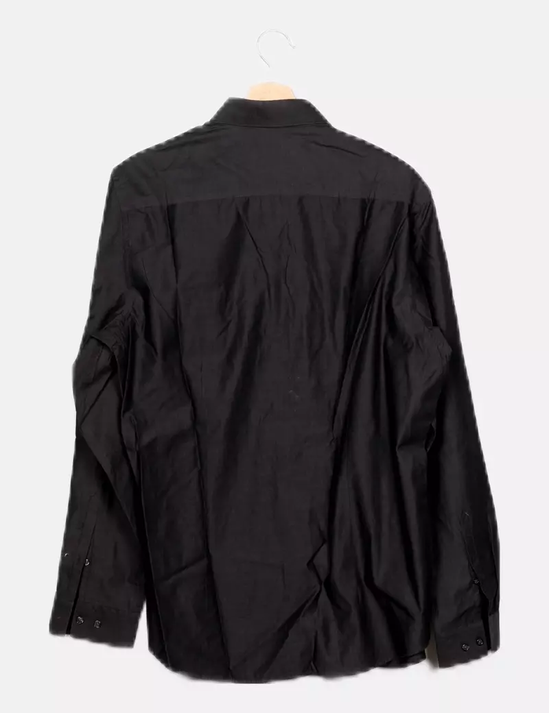 Angelo Litrico Camisa casual gris marengo