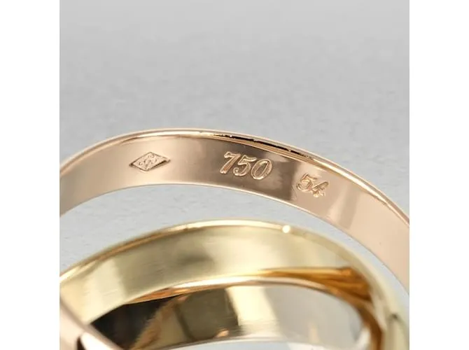 Anillo Trinity de Cartier en oro amarillo Dorado 