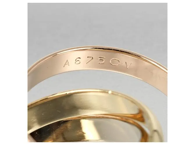 Anillo Trinity de Cartier en oro amarillo Dorado 