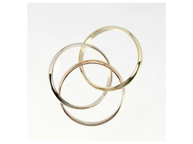 Anillo Trinity de Cartier en oro amarillo Dorado 