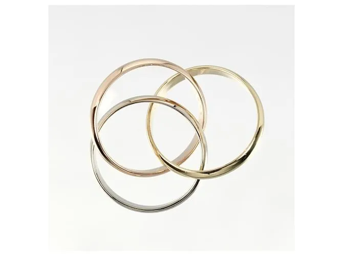 Anillo Trinity de Cartier en oro amarillo Dorado 
