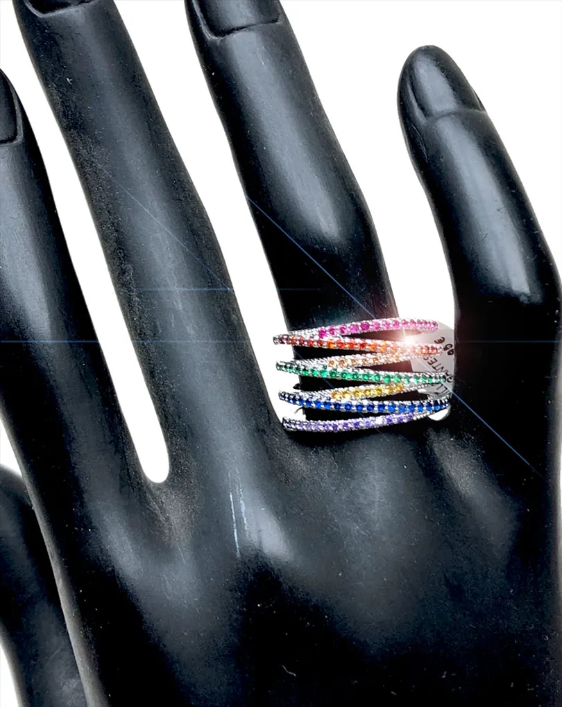 ANILLOS ELEGANTES DE PEDRERIA PARA INVITADAS Y MADRINAS