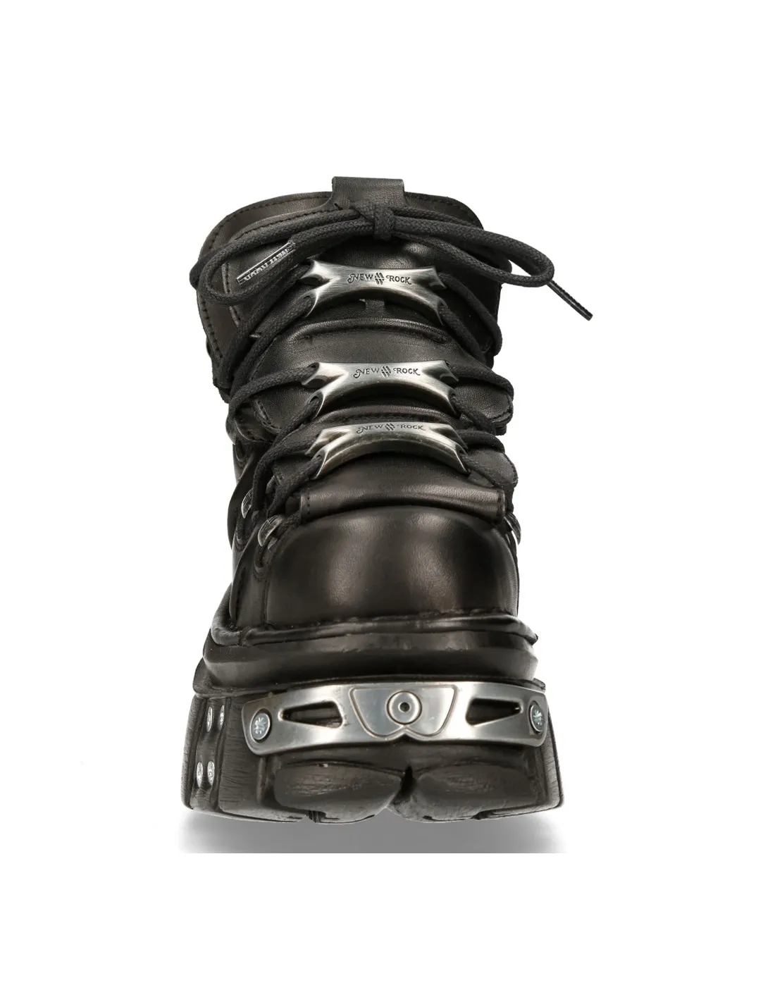ANKLE BOOT BLACK TOWER WITH LACES M106S70