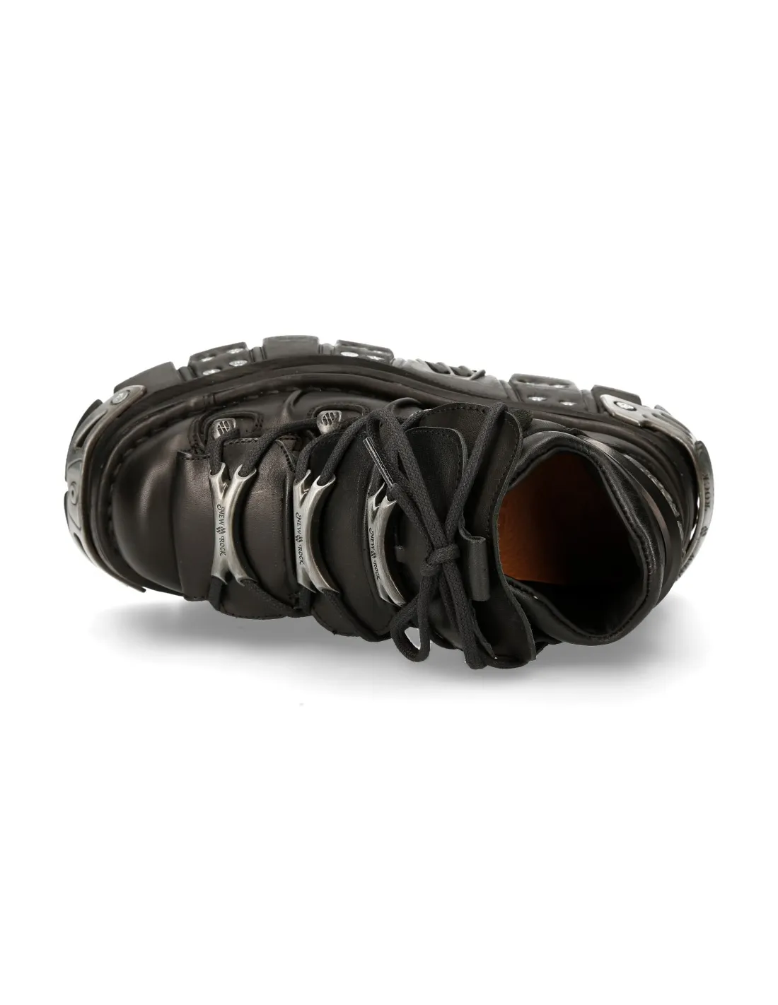 ANKLE BOOT BLACK TOWER WITH LACES M106S70