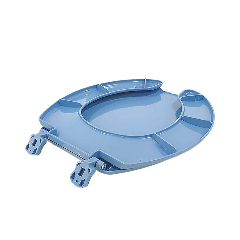 Asiento con Tapa Redondo Azul Caribe para WC Exel Eclipse91