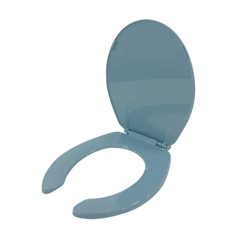 Asiento con Tapa Redondo Azul Holanda p/WC Exel Confort 92