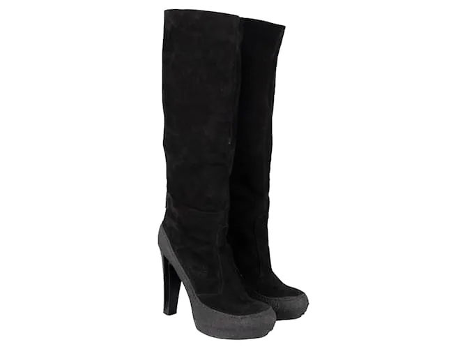 Autre Marque Botas altas de ante Premiata Negro 