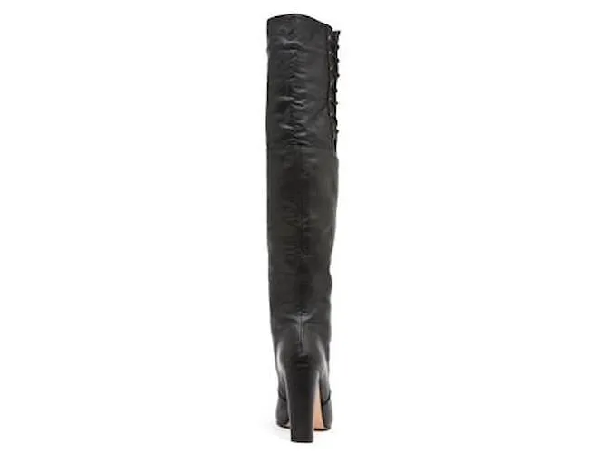 Autre Marque botas altas de cuero Negro 