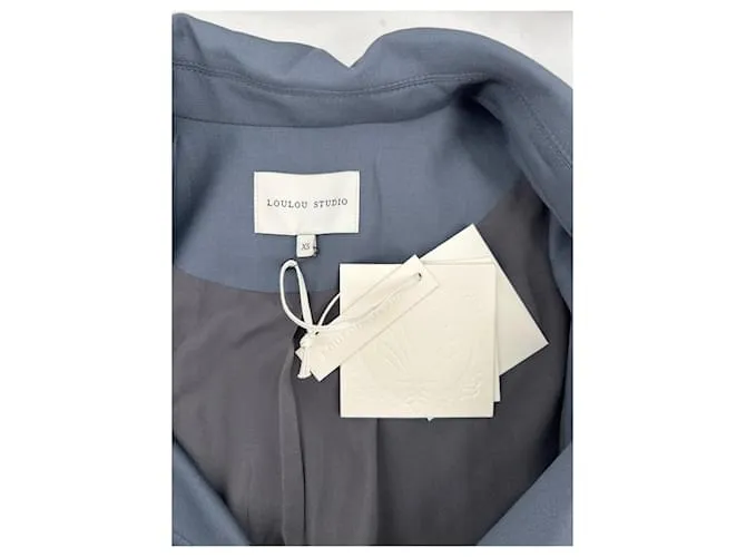 Autre Marque LOULOU STUDIO Abrigos T.Internacional XS Lana Gris 