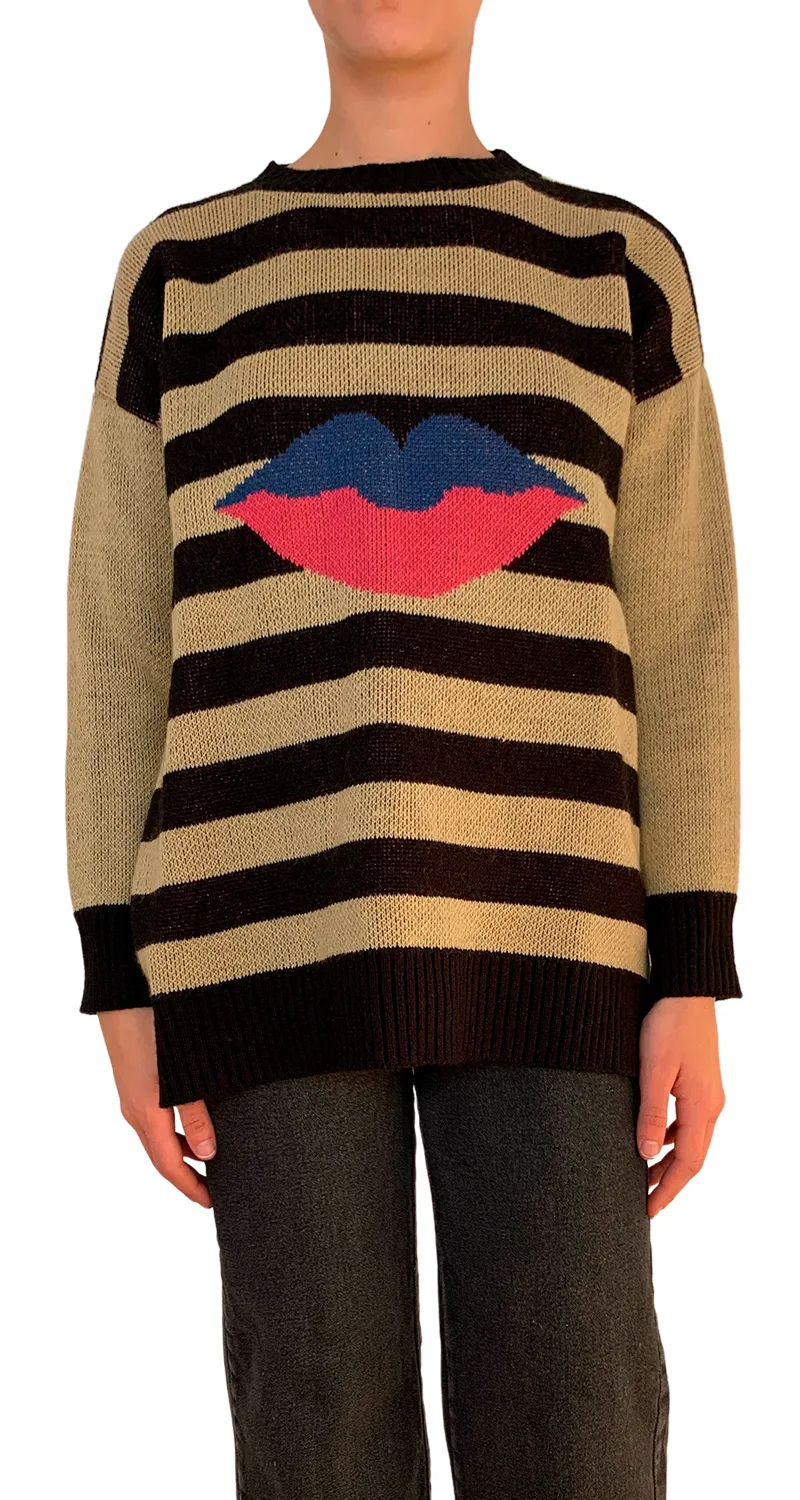 AY MARIA Sweater Rayas Kiss