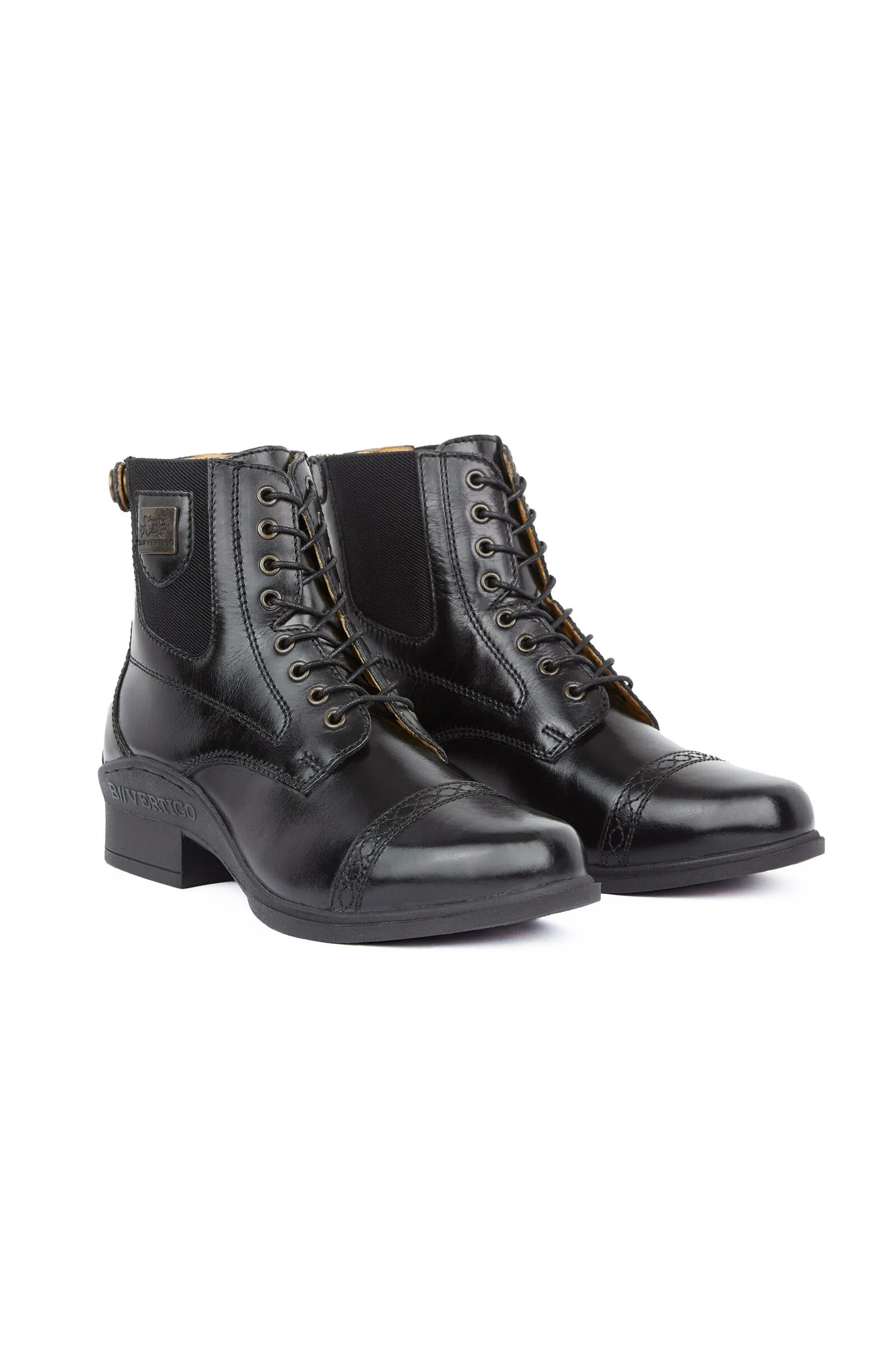 B Vertigo Botines de Cuero con CordonesDelanteros para Mujer Jupiter