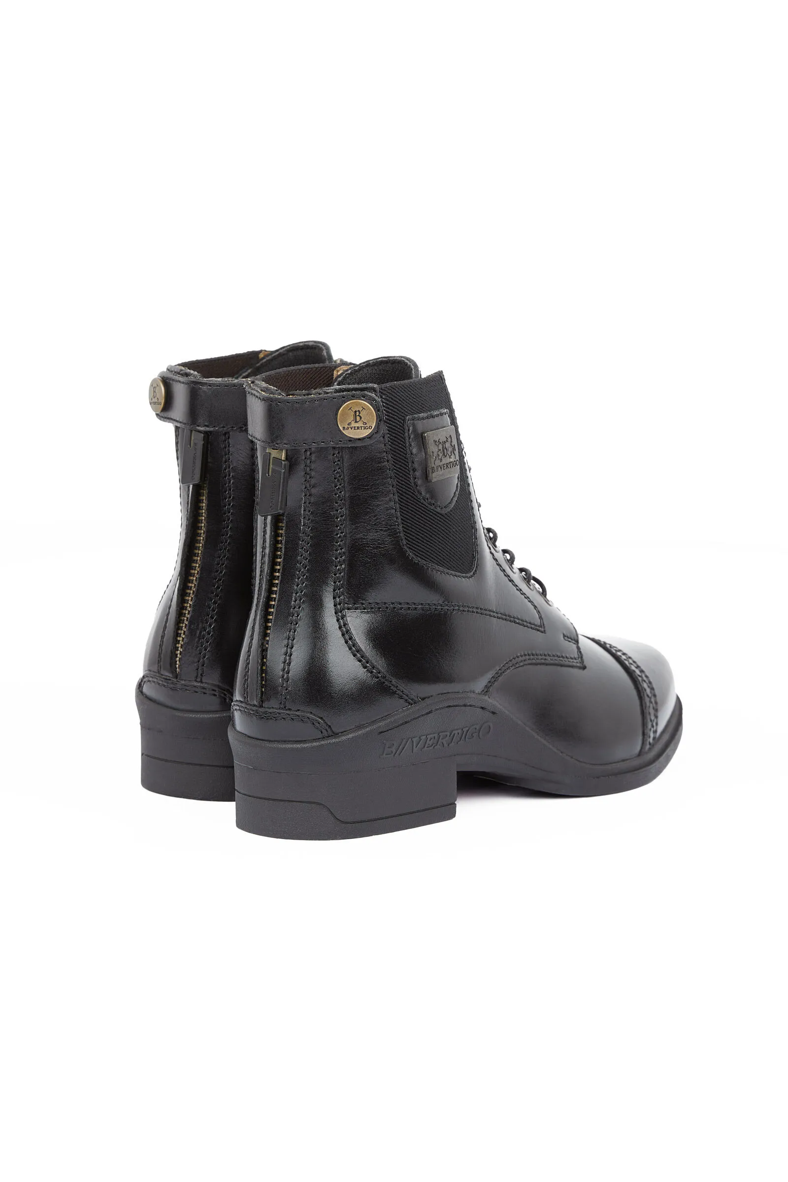 B Vertigo Botines de Cuero con CordonesDelanteros para Mujer Jupiter