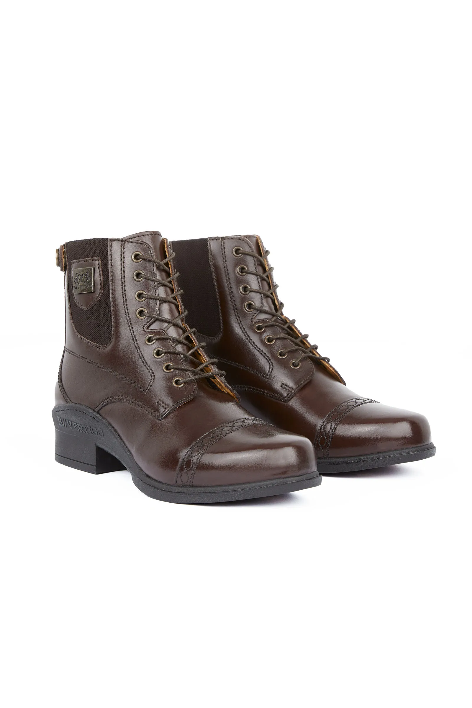 B Vertigo Botines de Cuero con CordonesDelanteros para Mujer Jupiter