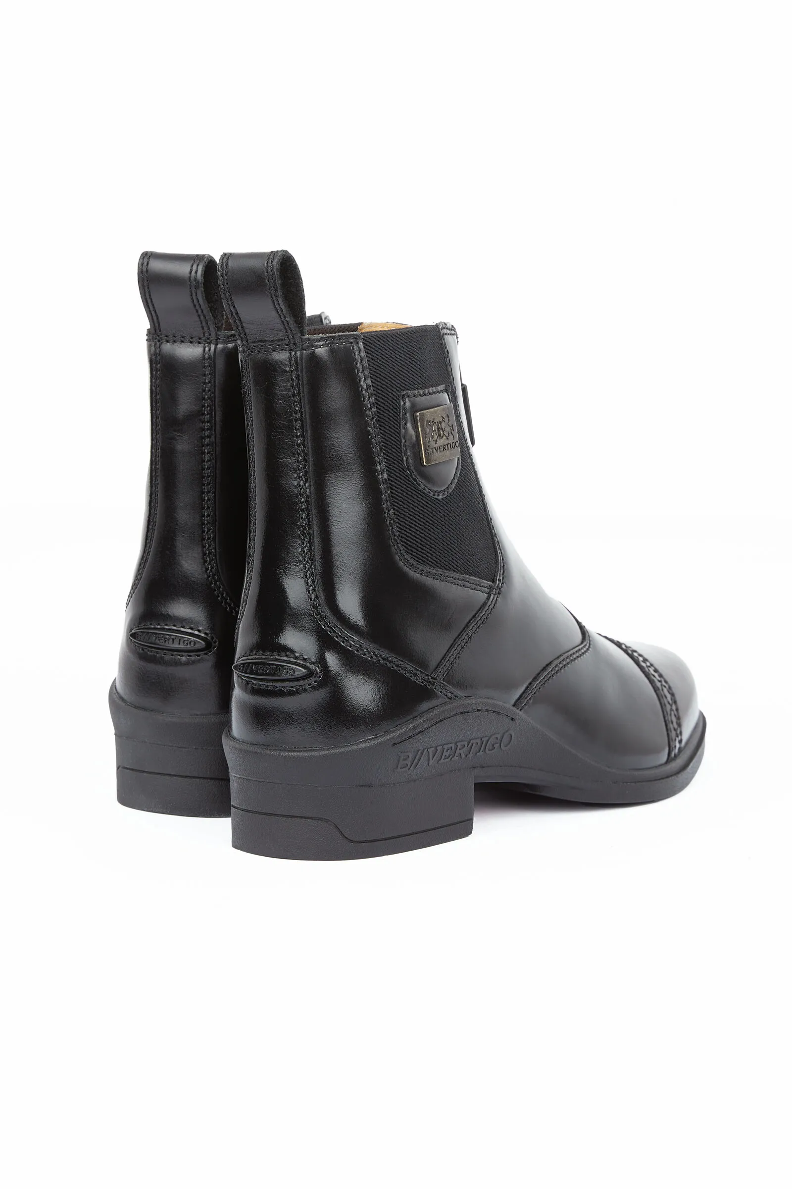 B Vertigo Botines de Cuero con CremalleraDelantera para Mujer Saturn