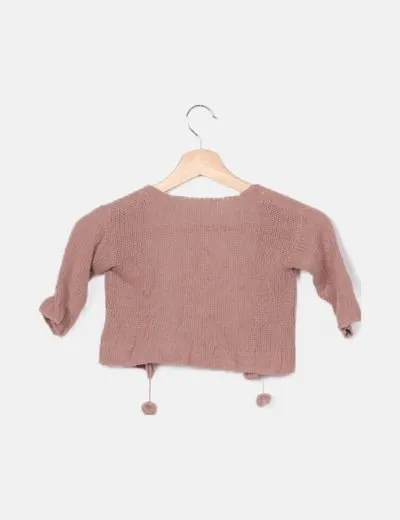 Babe & tess Chaqueta punto rosa