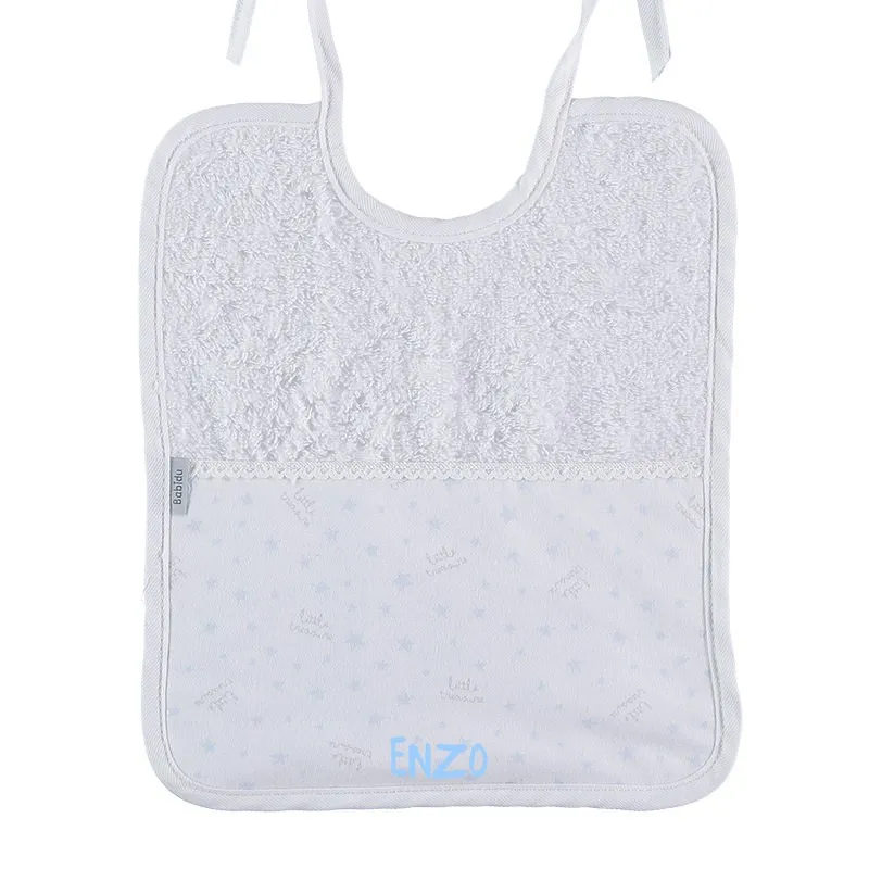 Babero de rizo personalizado