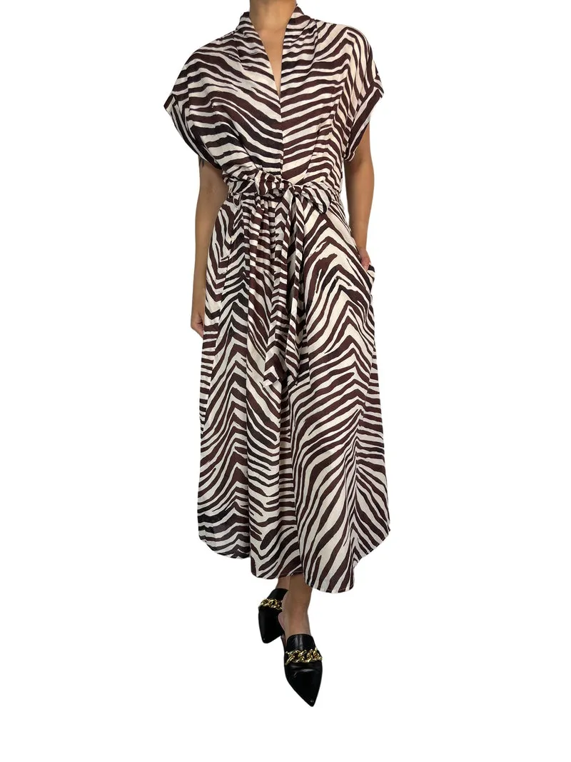 BANANA REPUBLIC Vestido Maxi Animal Print