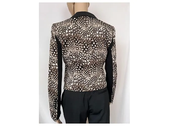 Bcbg Max Azria Chaquetas Castaño Negro 