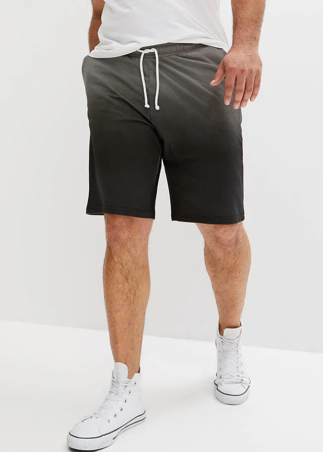 BERMUDAS DE CHáNDAL CON DEGRADADO DE COLOR GRIS HUMONEGRO