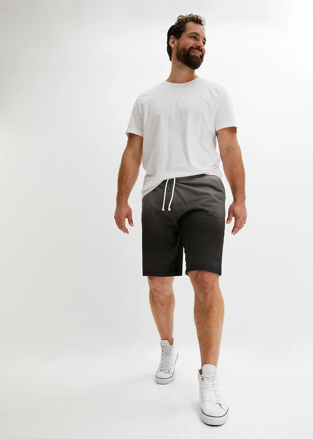BERMUDAS DE CHáNDAL CON DEGRADADO DE COLOR GRIS HUMONEGRO