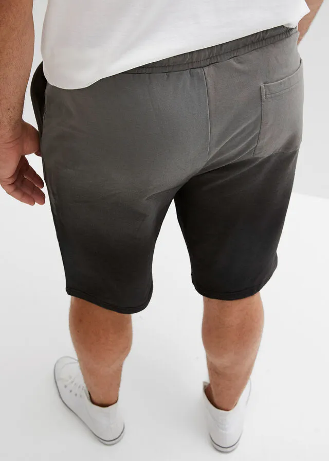 BERMUDAS DE CHáNDAL CON DEGRADADO DE COLOR GRIS HUMONEGRO