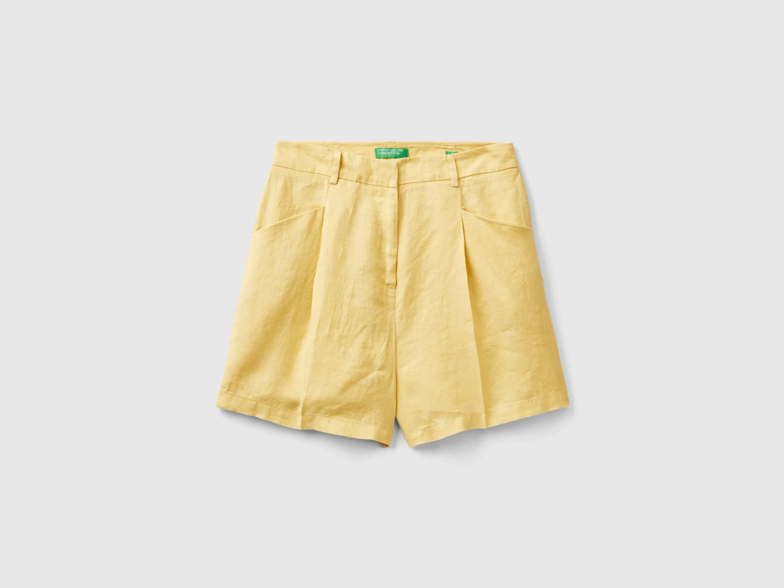 Bermudas de lino puro