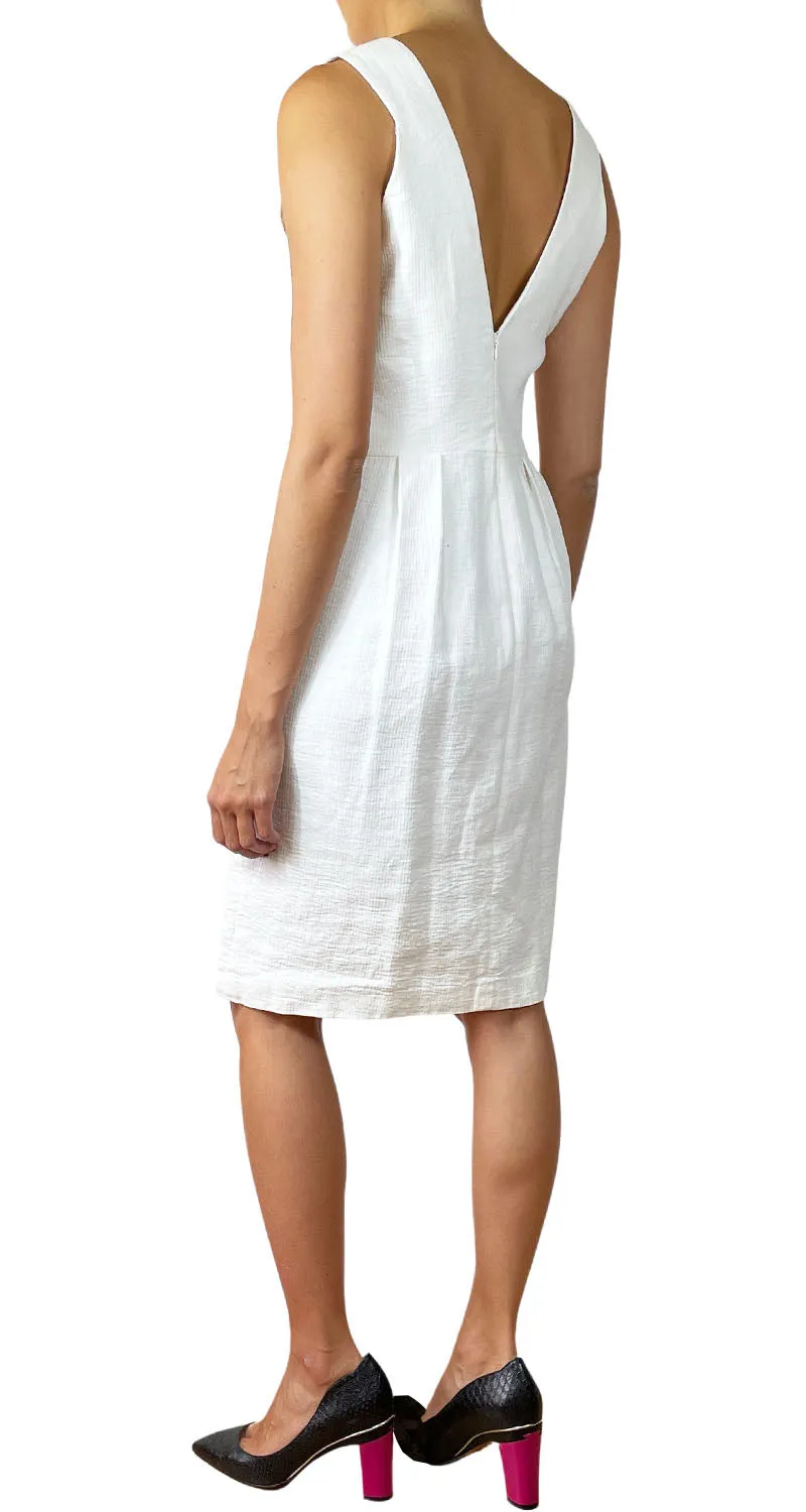 BIMBA Y LOLA Vestido Blanco Cuello V