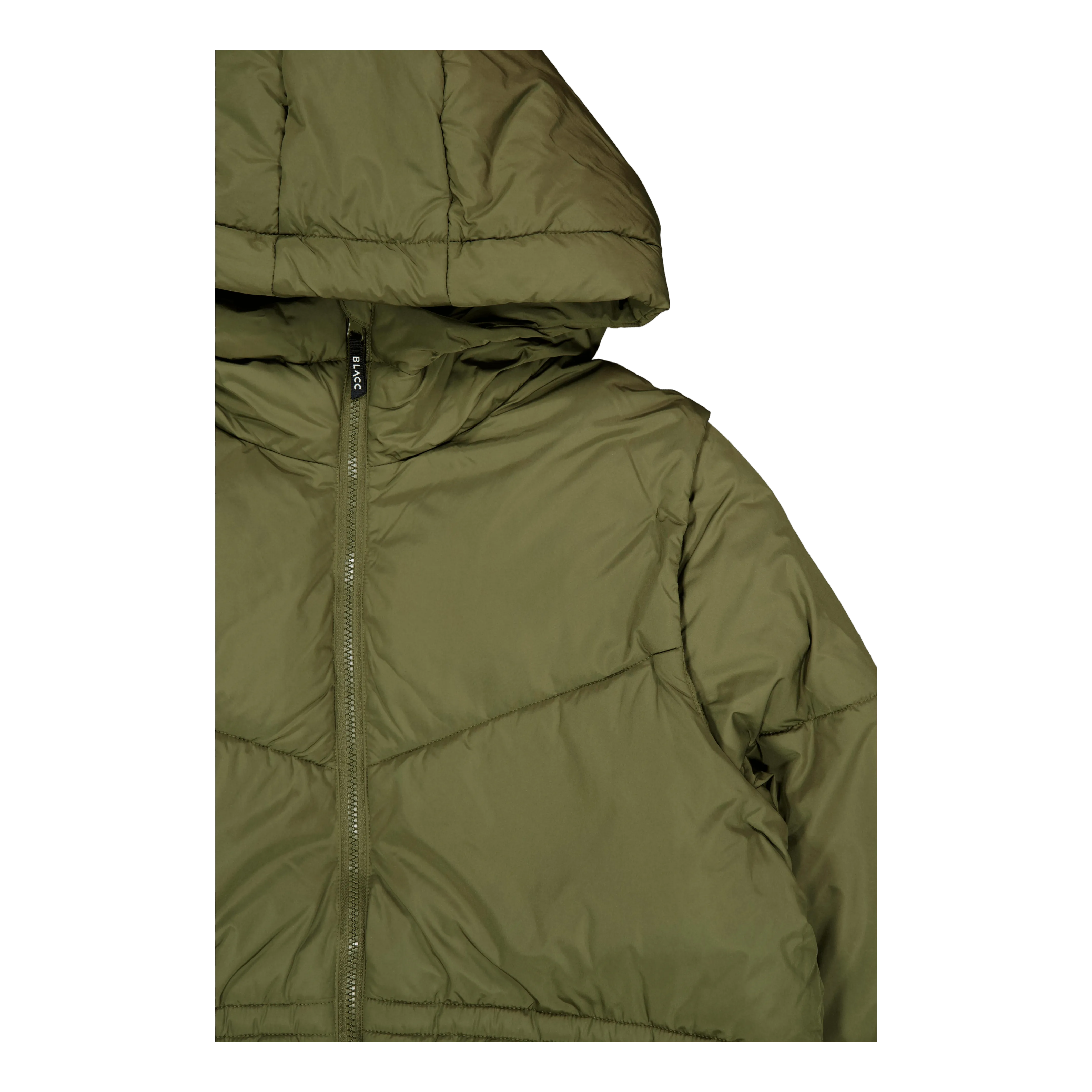 Blacc Maya Padded Hybrid Jacket Olive Night