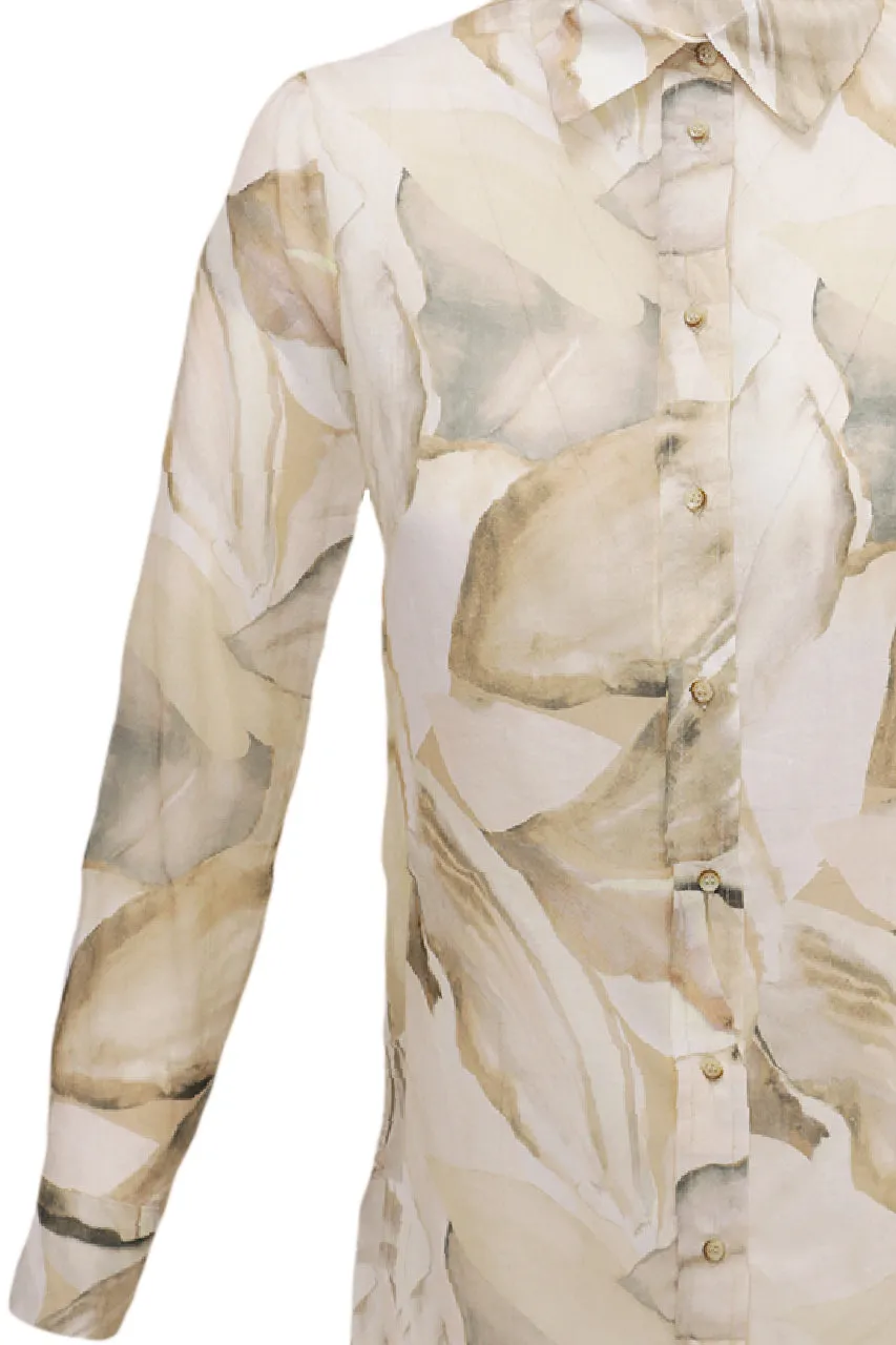 Blusa Casual Estampada con Botones Foleys 124193