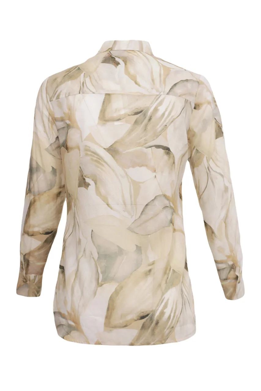 Blusa Casual Estampada con Botones Foleys 124193