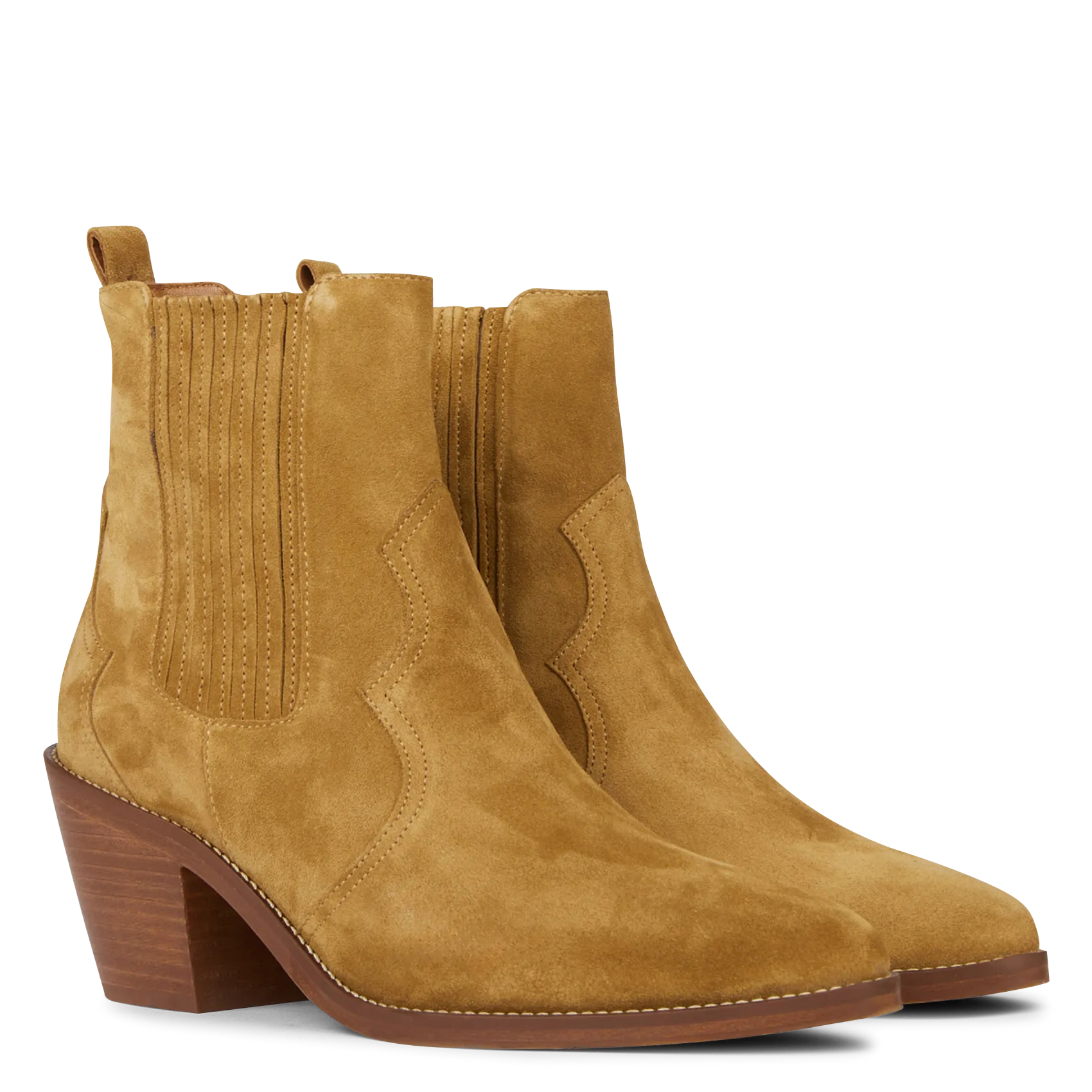 BOBBIES DAKOTA  BOTINES DE CUERO EN MARRON